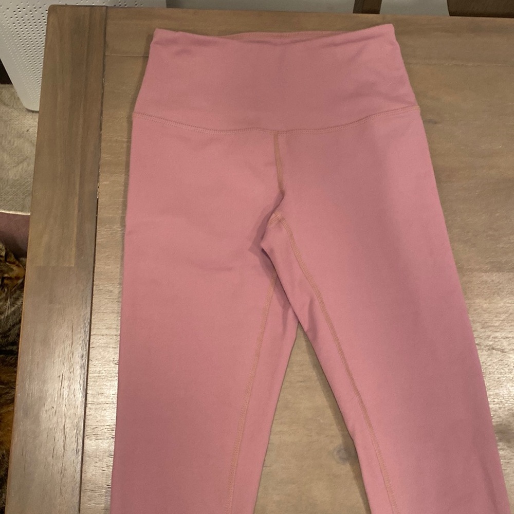 Zella Dusty Rose High Waisted Leggings; Like new; Size XS